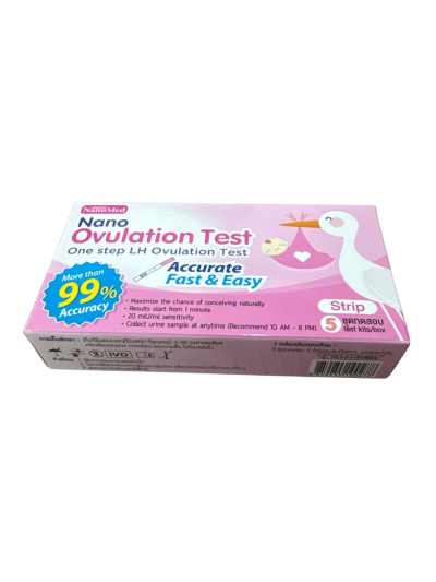 ชุดตรวจวัดการตกไข่ ชนิดจุ่ม 1x5test (Nano Ovulation Test)
