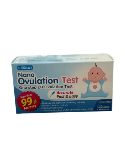 ชุดตรวจวัดการตกไข่ ชนิดหยด 1x5test (Nano Ovulation Test)