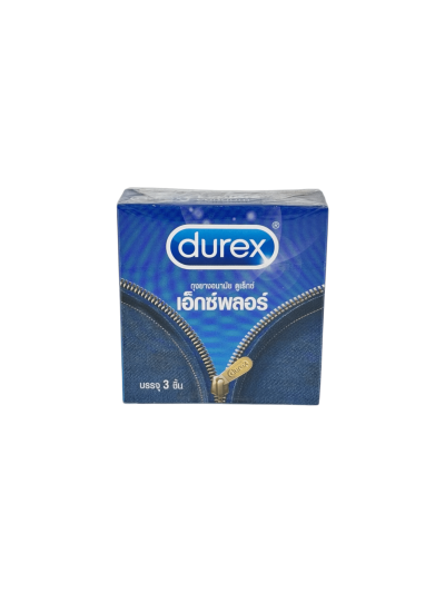 ถุงยางอนามัย Durex Explore 52.5mm. (3ชิ้น)
