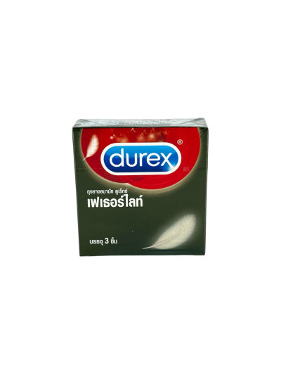 ถุงยางอนามัย Durex Fetherlite 52.5mm (3ชิ้น)
