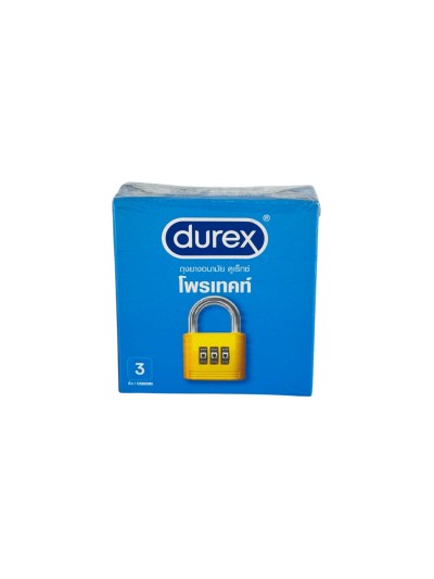 ถุงยางอนามัย Durex โพรเทคท์ 52.5mm (3ชิ้น)