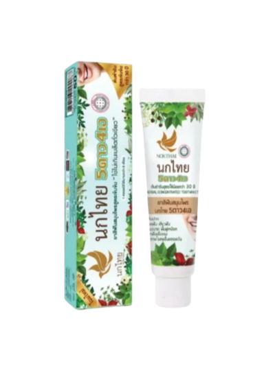 ยาสีฟันนกไทย 5ดาว4เอ 50g (ใหญ่)