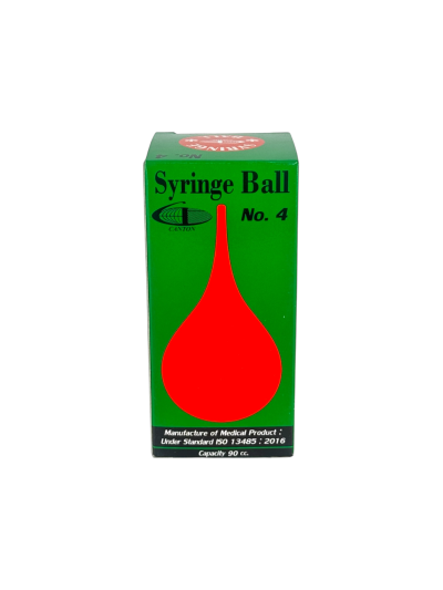 ลูกยางแดง NO.4 (Syringe Ball) ไซริงค์ บอล