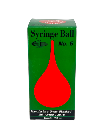 ลูกยางแดง NO.6 (Syringe Ball) ไซริงค์ บอล