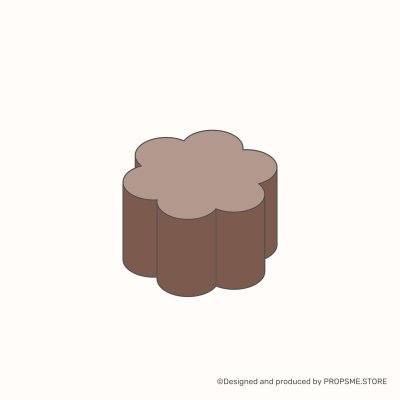 Flower Blooming - Mocha Mousse Color Series