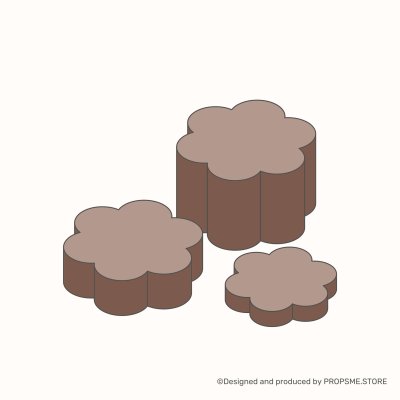 Flower Blooming - Mocha Mousse Color Series