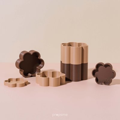 Flower Blooming - Mocha Mousse Color Series