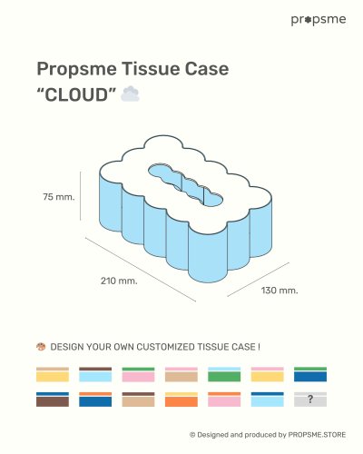 Tissue Case "CLOUD"