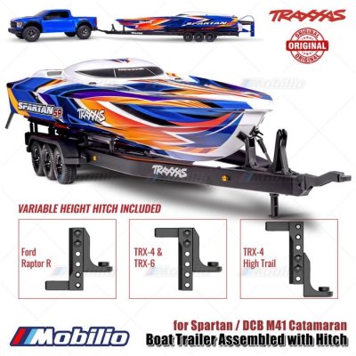 Traxxas Part #10350 Boat Trailer Assembled with Hitch for Spartan - DCB M41 Catamaran