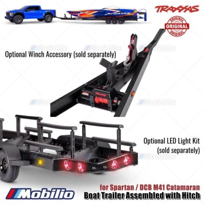 Traxxas Part #10350 Boat Trailer Assembled with Hitch for Spartan - DCB M41 Catamaran