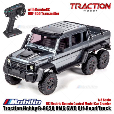 Traction Hobby B-G630 KM6 6WD Off-Road Truck 1/8 Scale RC Electric Remote Control Model Car Crawler