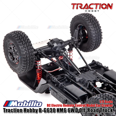 Traction Hobby B-G630 KM6 6WD Off-Road Truck 1/8 Scale RC Electric Remote Control Model Car Crawler