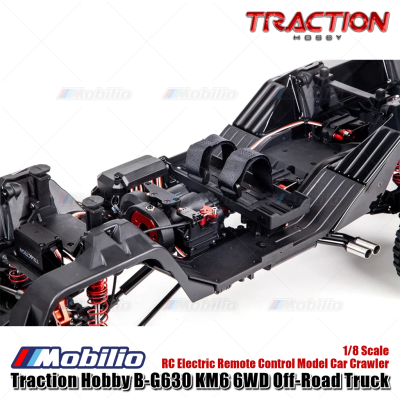 Traction Hobby B-G630 KM6 6WD Off-Road Truck 1/8 Scale RC Electric Remote Control Model Car Crawler