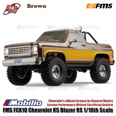 FMS FCX10 Chevrolet K5 Blazer RS 1/10 Official License RTR RC Crawler Extreme Performance
