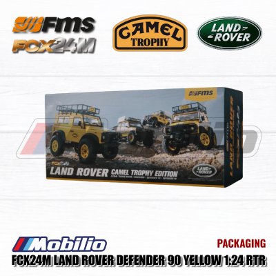 FMS FCX24M Land Rover Camel Trophy Edition Defender 90 Discovery Range Rover Defender 110 RC RTR