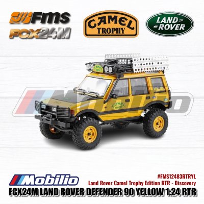 FMS FCX24M Land Rover Camel Trophy Edition Defender 90 Discovery Range Rover Defender 110 RC RTR