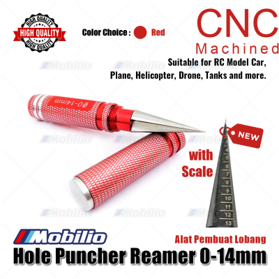 Alat Pembuat Lubang Hole Puncher Reamer 0 - 14 mm Steel Metal RC Cars