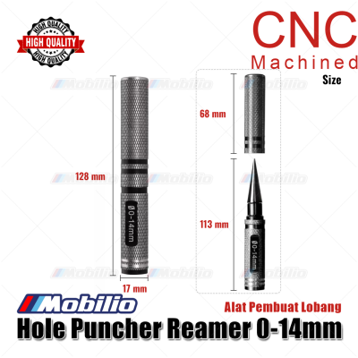 Alat Pembuat Lubang Hole Puncher Reamer 0 - 14 mm Steel Metal RC Cars