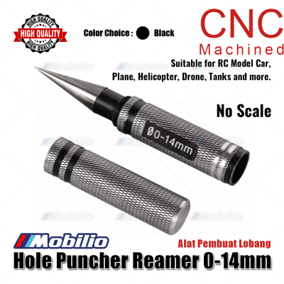 Alat Pembuat Lubang Hole Puncher Reamer 0 - 14 mm Steel Metal RC Cars