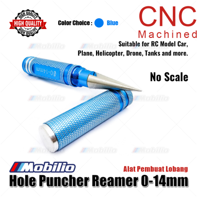 Alat Pembuat Lubang Hole Puncher Reamer 0 - 14 mm Steel Metal RC Cars