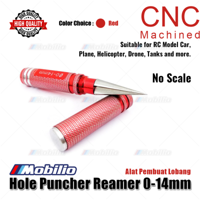Alat Pembuat Lubang Hole Puncher Reamer 0 - 14 mm Steel Metal RC Cars