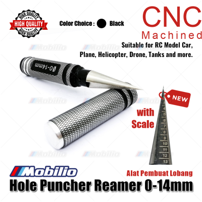 Alat Pembuat Lubang Hole Puncher Reamer 0 - 14 mm Steel Metal RC Cars