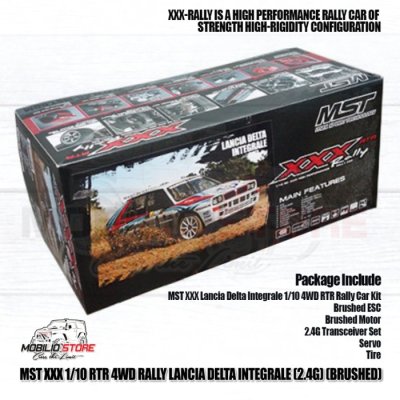 MST XXX 1/10 RTR 4WD Rally Lancia Delta Integrale 2.4G Brushed