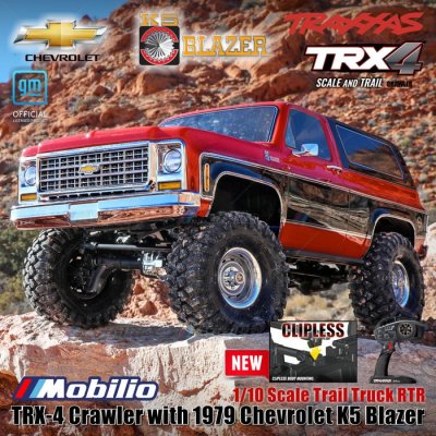 Traxxas TRX-4 1979 Chevrolet K5 Blazer 4X4 1/10 Scale Trail Truck TRX4 RC Crawler Adventure