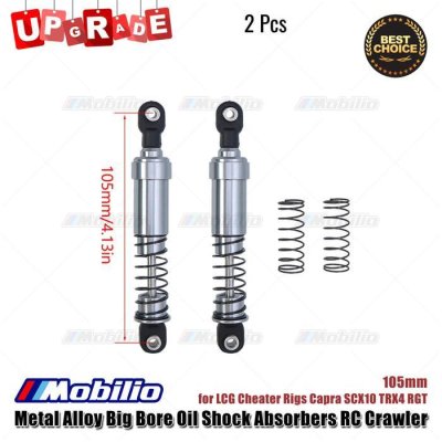 Metal Big Bore Oil Shock Absorbers 1/10 RC Crawler LCG Cheater Rigs Capra SCX10 TRX4 RGT