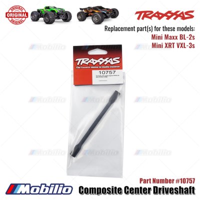 Traxxas Part #10757 Composite Center Driveshaft RC Mini Maxx BL-2S Mini XRT VXL-3S
