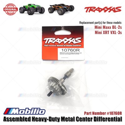 Traxxas Part #10760R Assembled Heavy-Duty Metal Center Differential RC Mini Maxx BL-2S Mini XRT VXL-3S