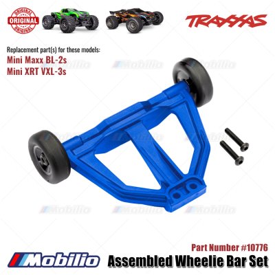 Traxxas Part #10776 Assembled Wheelie Bar Set RC Mini Maxx BL-2S Mini XRT VXL-3S