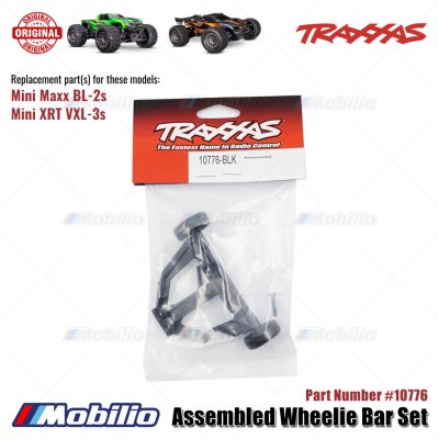 Traxxas Part #10776 Assembled Wheelie Bar Set RC Mini Maxx BL-2S Mini XRT VXL-3S