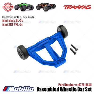 Traxxas Part #10776 Assembled Wheelie Bar Set RC Mini Maxx BL-2S Mini XRT VXL-3S