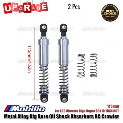 Metal Big Bore Oil Shock Absorbers 1/10 RC Crawler LCG Cheater Rigs Capra SCX10 TRX4 RGT