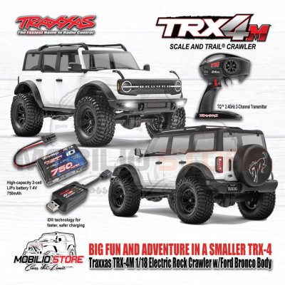 Traxxas TRX-4M 1/18 Electric Mini Crawler with Ford Bronco Body