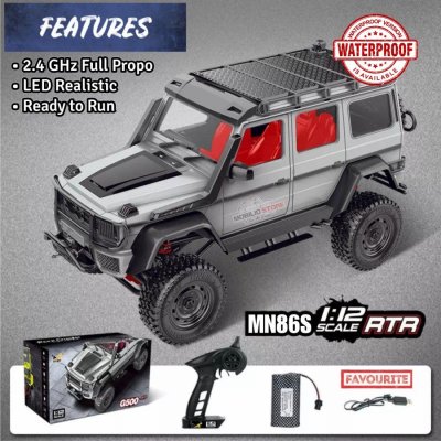 MN86S RTR 1/12 Scale Benz G500 RC 4WD Rock Crawler Offroad Adventure