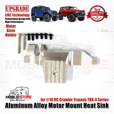 Aluminum Alloy Motor Mount Heat Sink for 1/10 RC Crawler Traxxas TRX-4