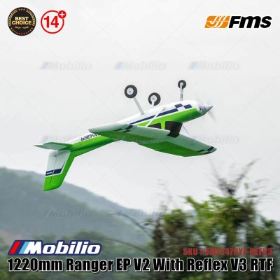 FMS 1220mm Ranger EP V2 With Reflex V3 RTF Ready to Fly #FMS147RGN-REFV3 RC Air Plane Aeromodelling FMS 1220mm Ranger EP V2 With Reflex V3 RTF Ready to Fly #FMS147RGN-REFV3 RC Air Plane Aeromodelling