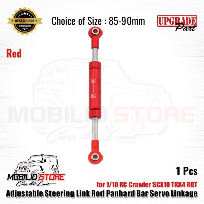Adjustable Steering Link Rod Panhard Servo Linkage for 1/10 RC Crawler