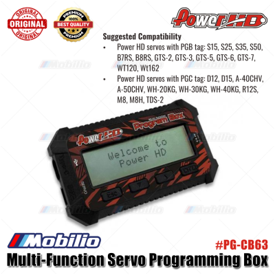 Power HD PG-CB63 Multi-Function Servo Programming Box for Digital Servo RC
