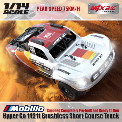 MJX Hyper Go 14211 75KPH Brushless 1:14 Scale Truck (2S & 3S LiPo Version) Ready To Run RTR
