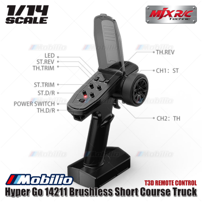 MJX Hyper Go 14211 75KPH Brushless 1:14 Scale Truck (2S & 3S LiPo Version) Ready To Run RTR