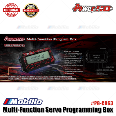 Power HD PG-CB63 Multi-Function Servo Programming Box for Digital Servo RC