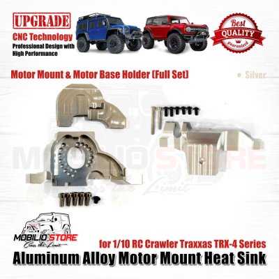 Aluminum Alloy Motor Mount Heat Sink for 1/10 RC Crawler Traxxas TRX-4