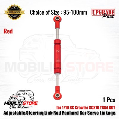 Adjustable Steering Link Rod Panhard Servo Linkage for 1/10 RC Crawler