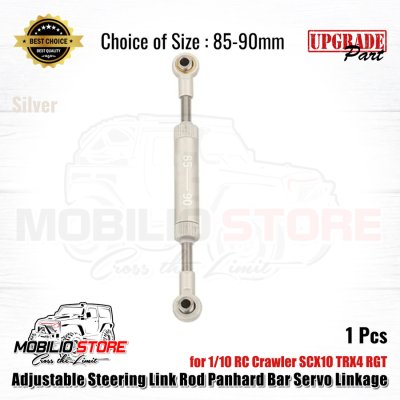 Adjustable Steering Link Rod Panhard Servo Linkage for 1/10 RC Crawler