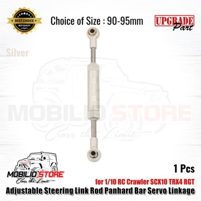 Adjustable Steering Link Rod Panhard Servo Linkage for 1/10 RC Crawler