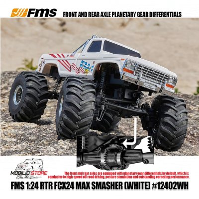 FMS Max Smasher FCX24 Chassis 1/24 Scale RTR Small Monster Truck RC