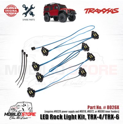 Traxxas Part #8026X LED Rock Light Kit TRX4 TRX6 Genuine RC Crawler